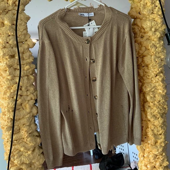 NWT zara cardigan, size L - Picture 1 of 2